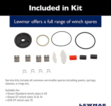Lewmar 48000014: Ocean Std 6-40;St14-16;Evost15