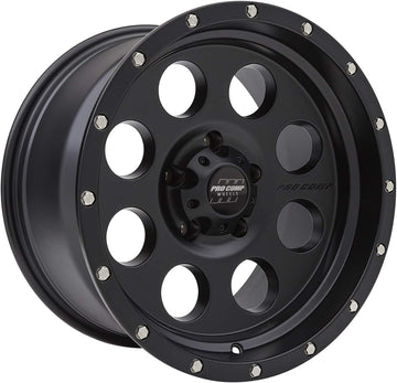 Pro Comp Wheels 5045-7985 Xtreme Alloys Series 5045 Satin Black Finish Size 17x9 Bolt Pattern 5x5.5 in. Back Space 4.5 in. Xtreme Alloys Series 5045 Satin Black Finish