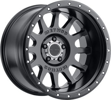 Method Race Wheels MR605 NV BLACK Wheel with Matte Street Loc (0 x 10. inches /5 x 127 mm, -24 mm Offset)