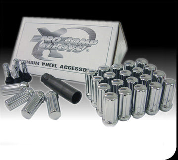 Pro Comp Wheels 16108OE Lug Nut Kit 14 x 2 Spline 8 Lug Open End Kit Lug Nut Kit