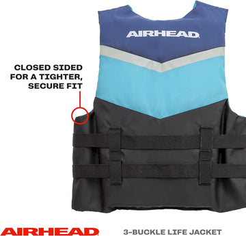 Airhead Vibe Life Vest | Closed Sided PFD | Child, Youth and Adult