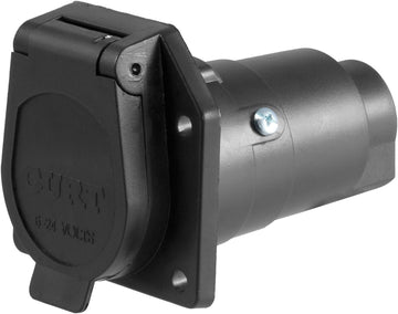 Curt Manufacturing 58150 7 Pole Plastic Connector, Car End, Bulk