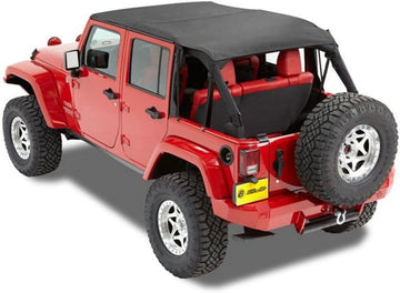 Bestop 52594-35 Bikini Black Diamond Safari Style Header Top