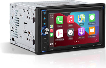 Planet Audio P62CP Car Audio Stereo System - Apple CarPlay, 6.2 Inch Double Din, Touchscreen, Bluetooth Audio and Calling Head Unit, USB, SD, AM/FM Radio Receiver, No CD Player, Hook Up to Amplifier