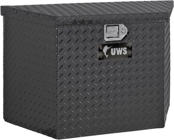 UWS TBV-49-BLK Black 49" Trailer Box with Beveled Insulated Lid Original Packaging
