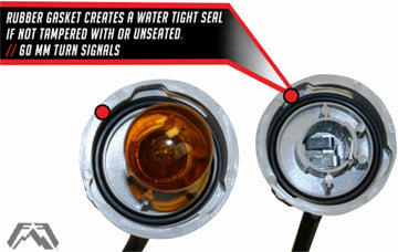 Fab Fours 61738 Led 60mm Turn Signal With Wiring