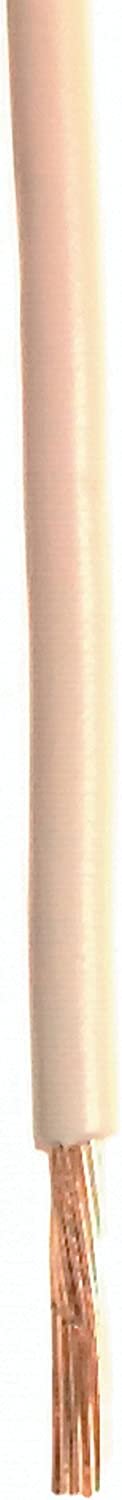Wirthco Engineering 81104 Plastic Primary Wire Single Conductor - 16 Gauge, 100', White