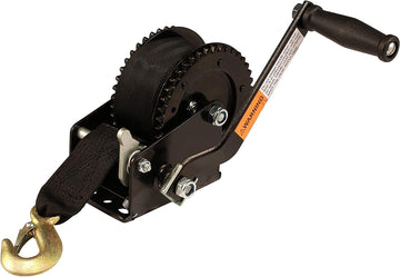 Attwood Boat Trailer Winch – 4:1:1 Gear Ratio, Multiple Drives Available 2000-pound