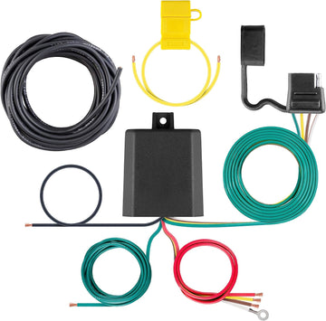 CURT Manufacturing 59236 Weather-Resistant Multi-Function Splice-in Trailer Tail Light Converter Kit with 4-Pin Wiring Harness