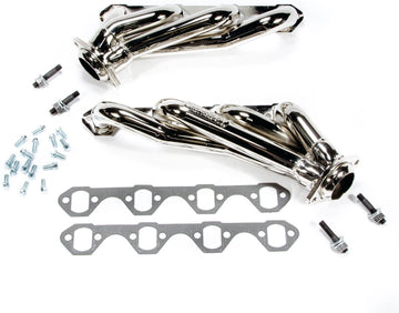 BBK 1515 Chrome 1-5/8" Shorty Unequal Length Header for Ford Mustang 5.0L