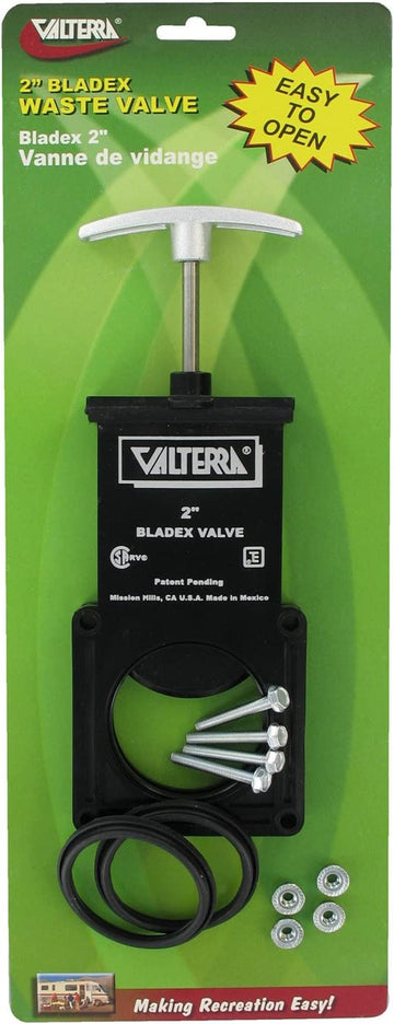 Valterra T1002VPM Bladex 2" Waste Valve Body with Metal Handle 2 Inch