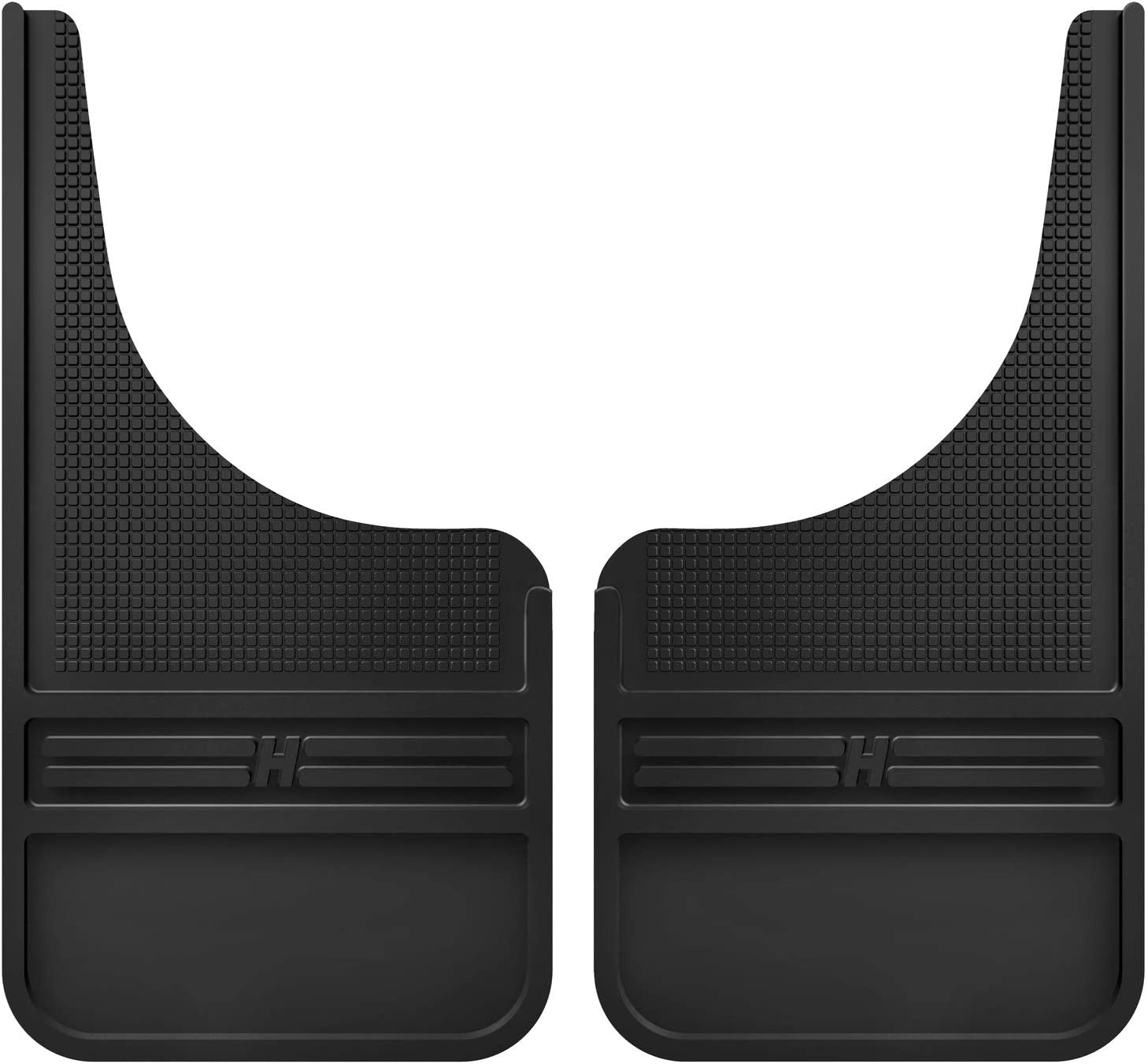 Husky Liners 55000 Black Universal Front Mud Flap Without Weight, 1 Pack
