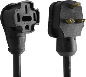 AP Products 16-00554 Adapter 30M-50F 10/3 18" Black
