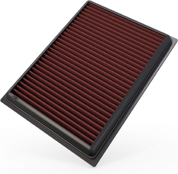 K&N engine air filter, washable and reusable: 2007-2019 Nissan/Infiniti L4/V6/V8 (Sentra, Juke, Pulsar, Micra, Q50, Q60, Q70, QX70) 33-2409, Heather Red