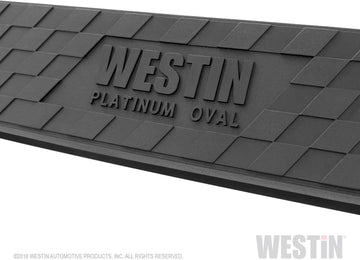 Westin 21-4085 Platinum 4 Oval Nerf Step Bars fits 2019-2023 Ram 1500 Crew Cab (Excl. Ram 1500 Classic) Black 1 Pair