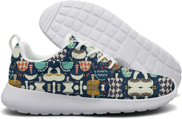 Argyle Mushrooms Men's Casual Training Running Shoe
