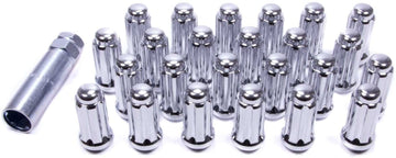 Gorilla Automotive 26104HT Small Diameter Duplex Acorn Chrome 6 Lug Kit (14mm X 2.0 Thread Size)-Pack of 24