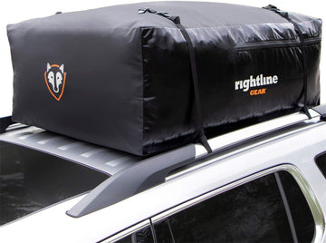 Rightline Gear 100S30 Sport 3 Car Top Carrier, 18 Cubic feet, 100% Waterproof, Works with or Without Vehicle roof Rack 18 cu ft - w/ or w/o roof rack