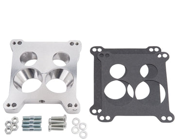 Edelbrock 2696 Four-Hole Square-Bore to Spread-Bore Carburetor Adapter