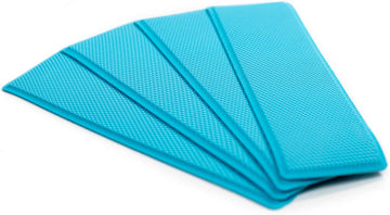 SeaDek Step Kits | 3M Adhesive Backing | Non Slip Material | Faux Teak Pattern | Boating and Fishing Accessories Bahama Blue