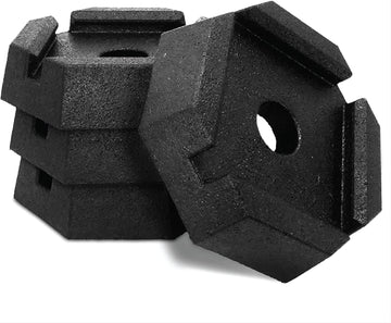 SnapPad Xtra Permanently Attached RV Leveling Jack Pad for LCI 6 inch Square Landing Feet (Square 6 4-Pack)