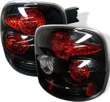Spyder Auto 5002105 Euro Style Tail Lights Black/Clear