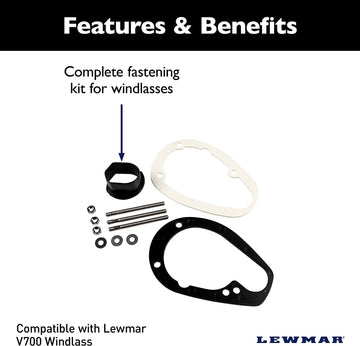 Lewmar V700 Fastening KIT 1(Metric)