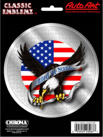 Chroma 003067 Classic Emblem 'United We Stand' Decal