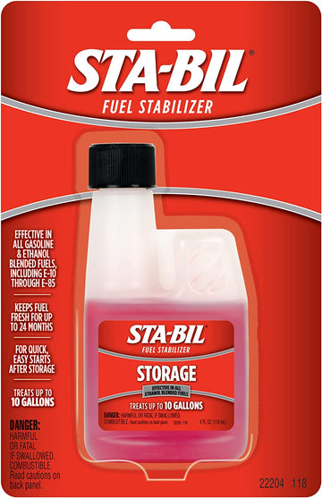 STA-BIL 22204 Fuel Stabilizer Blister Card - 4 Fl oz. 4 Fl oz. Blister Card