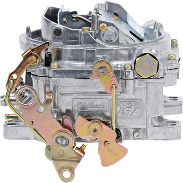 Edelbrock 1905 AVS2 Series Carburetor 650 cfm Square Flange Non-EGR Manual Choke Satin AVS2 Series Carburetor, Silver