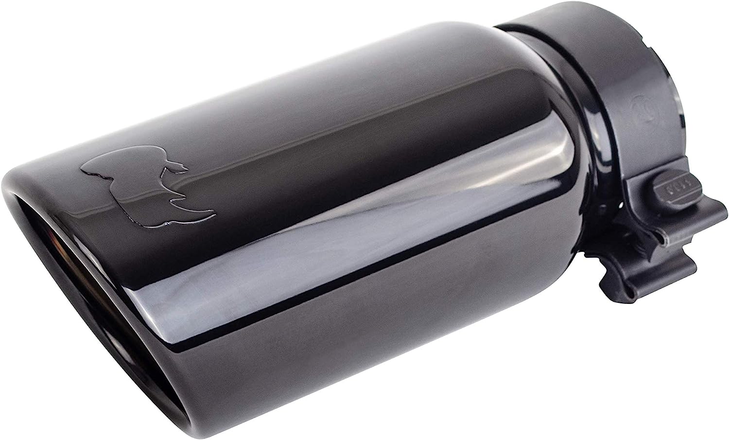 Go Rhino 10" black Chrome Stainless Steel Exhaust Tip -3" ID, 4" OD
