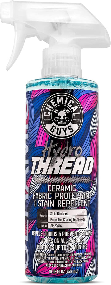 Chemical Guys SPI22616 HydroThread Ceramic Fabric Protectant & Stain Repellent (Works on Fabric, Carpet & Upholstery), 16 oz.