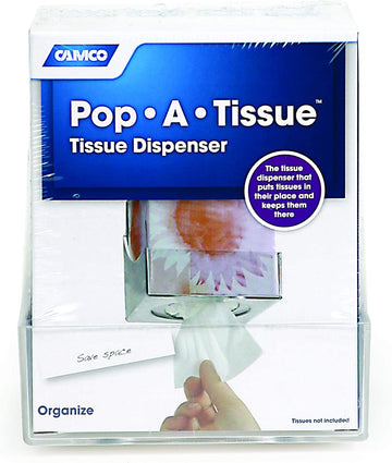 Camco 57101 RV Pop-A-Tissue (Clear)