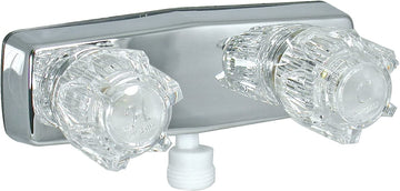 Valterra Phoenix Faucets by PF213350 Two-Handle 4" Shower Valve with Vacuum Breaker - Plastic, Chrome