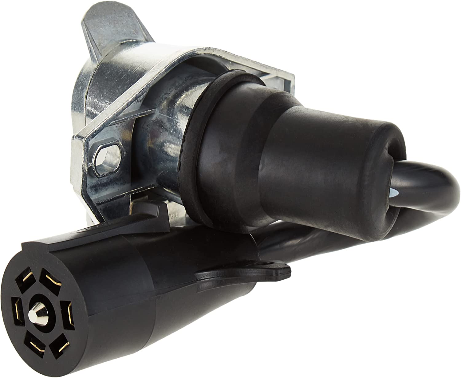 Hopkins 47595 7 RV Blade to 7-Way Pin Type Adapter