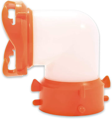 Camco 39852 Rhino Flex RV 90-Degree Sewer Hose Swivel Fitting