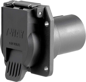 CURT Manufacturing 55415 Replacement Vehicle-Side Custom USCAR RV Blade 7-Pin Trailer Wiring Socket