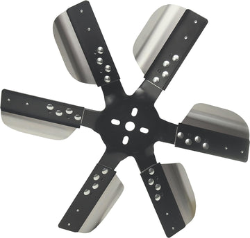 Derale 17017 Heavy Duty Fan Blade Series 1000 17" Stainless Steel Flex Fan Standard Rotation