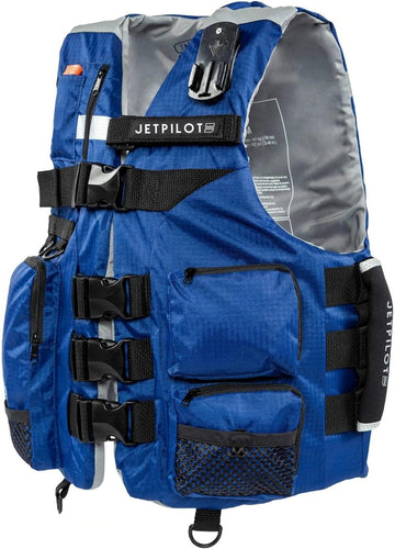 Jet Pilot L.R.E. Navigator Nylon CGA Vest Navy Blue/Grey Apparel JP22102NVYGRY2XL3XL