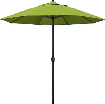 California Umbrella ATA908117-F55 9' Round Aluminum Market Umbrella, Kiwi Green Olefin, 108 X 108 X 102
