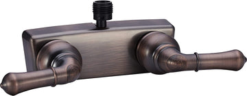 Dura Faucet (DF-SA100C-ORB) RV Shower Faucet Valve Diverter with Classical Handles (Oil Rubbed Bronze)