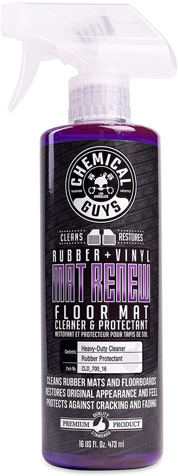 Chemical Guys CLD_700_16 Floor Mat Cleaner and Protectant (Rubber + Vinyl), 16 fl. oz
