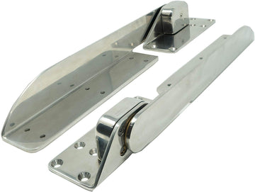 TACO COMMAND RATCHET HINGES 18 1/2 POLISHED 316 STAINLESS