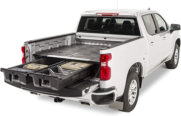 DECKED GMC & Chevrolet Truck Bed Storage System Includes System Accessories | GMC Sierra & Chevy Silverado (2020-current) 6' 9”
