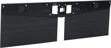 LUVERNE 255300 20-Inch Long Textured Rubber Tow Guard Hitch-Mounted Mud Flaps for 2, 2-1/2 or 3-Inch Ball Mount Shank, Black
