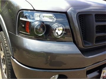 Spyder Auto 5010209 LED Halo Projector Headlights Black/Clear