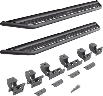 Go Rhino D64129T Dominator Extreme D6 SideSteps - Complete Kit: Sidestep + Brackets