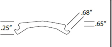 AP Products 011-398 Flexible Vinyl Screw Cover, Polar White