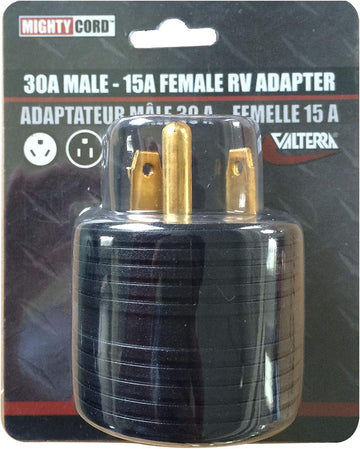 VALTERRA LLC 03015ARDVP A1 30Am-15Af Adapter Plug Round