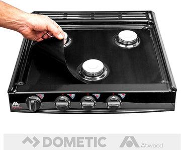 RV Stove Protector & Splatter Guard for Atwood/Dometic 3 Burner